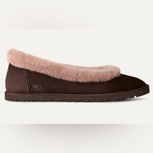 🐻 UGG ZORA BALLET FLAT DUSTED COCOA 🐻 NEW!